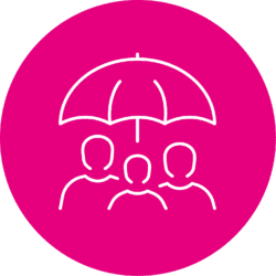 Benefits package - Life insurance icon