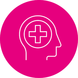 Benefits package - Mental health first aid icon