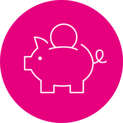Benefits package - Pension package icon